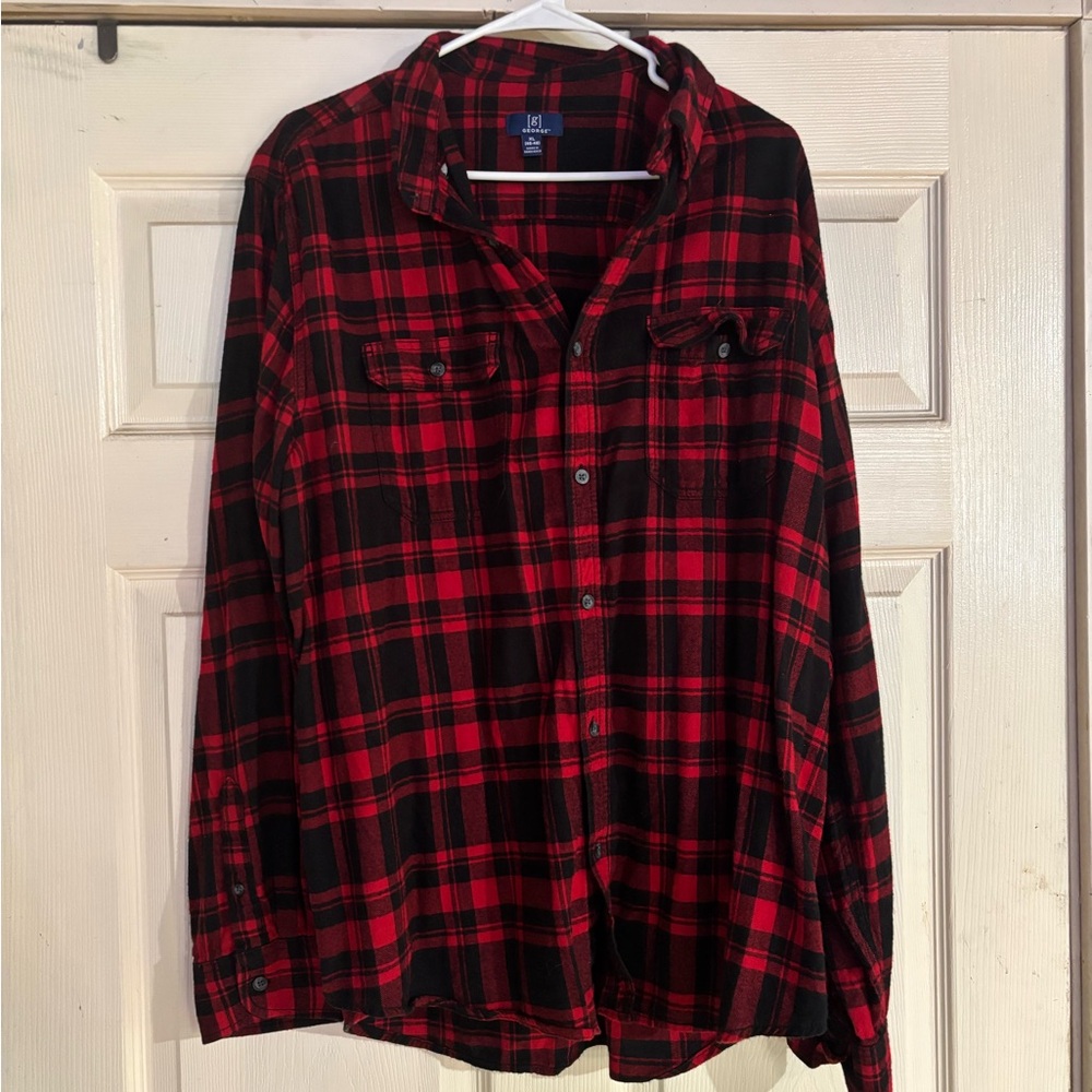 George Red and Black Flannel